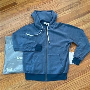 NWT Feat Men’s Blanket blend Zip Hoodie in Stargazer